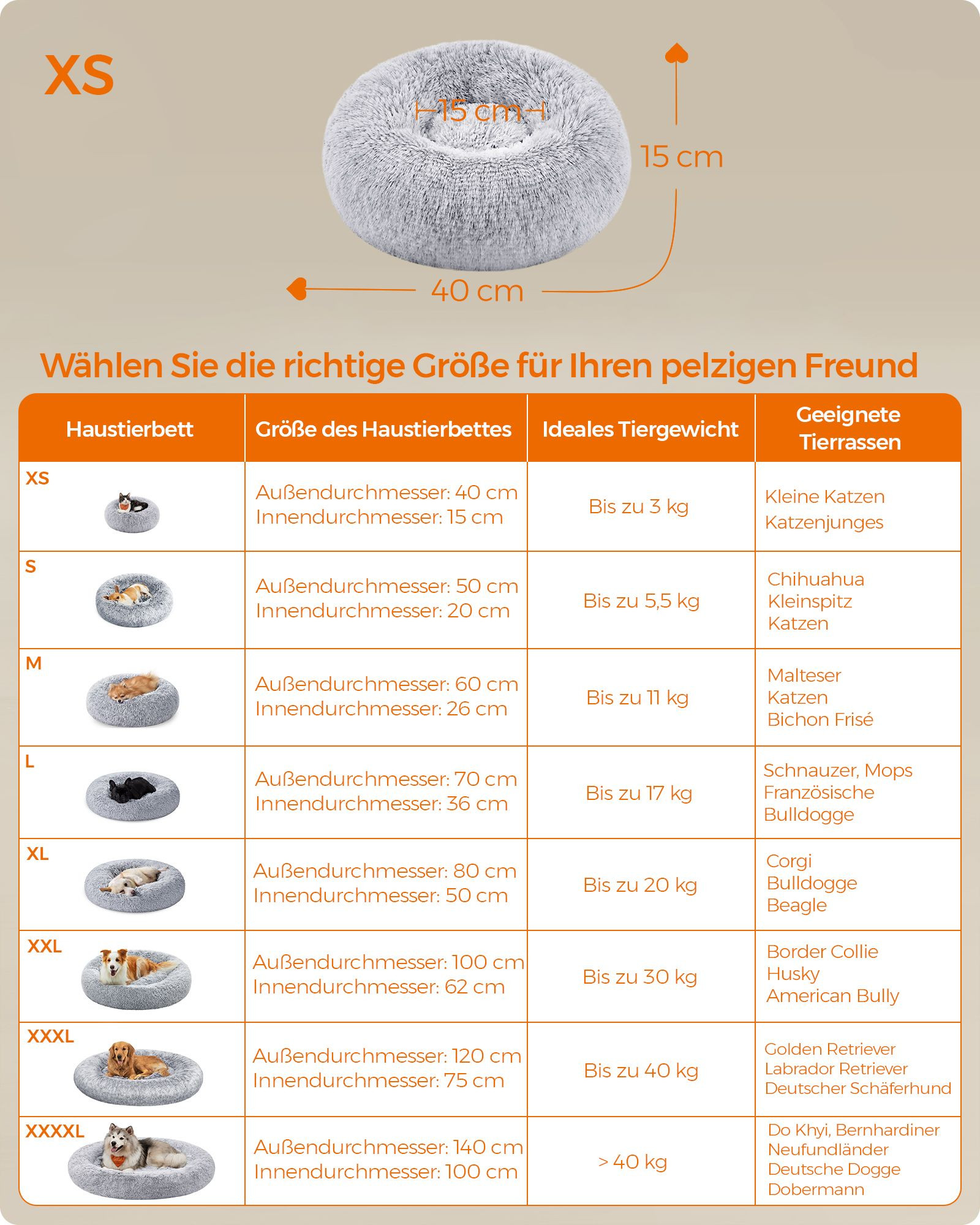 Plyšový pelíšek XS PGW036G01