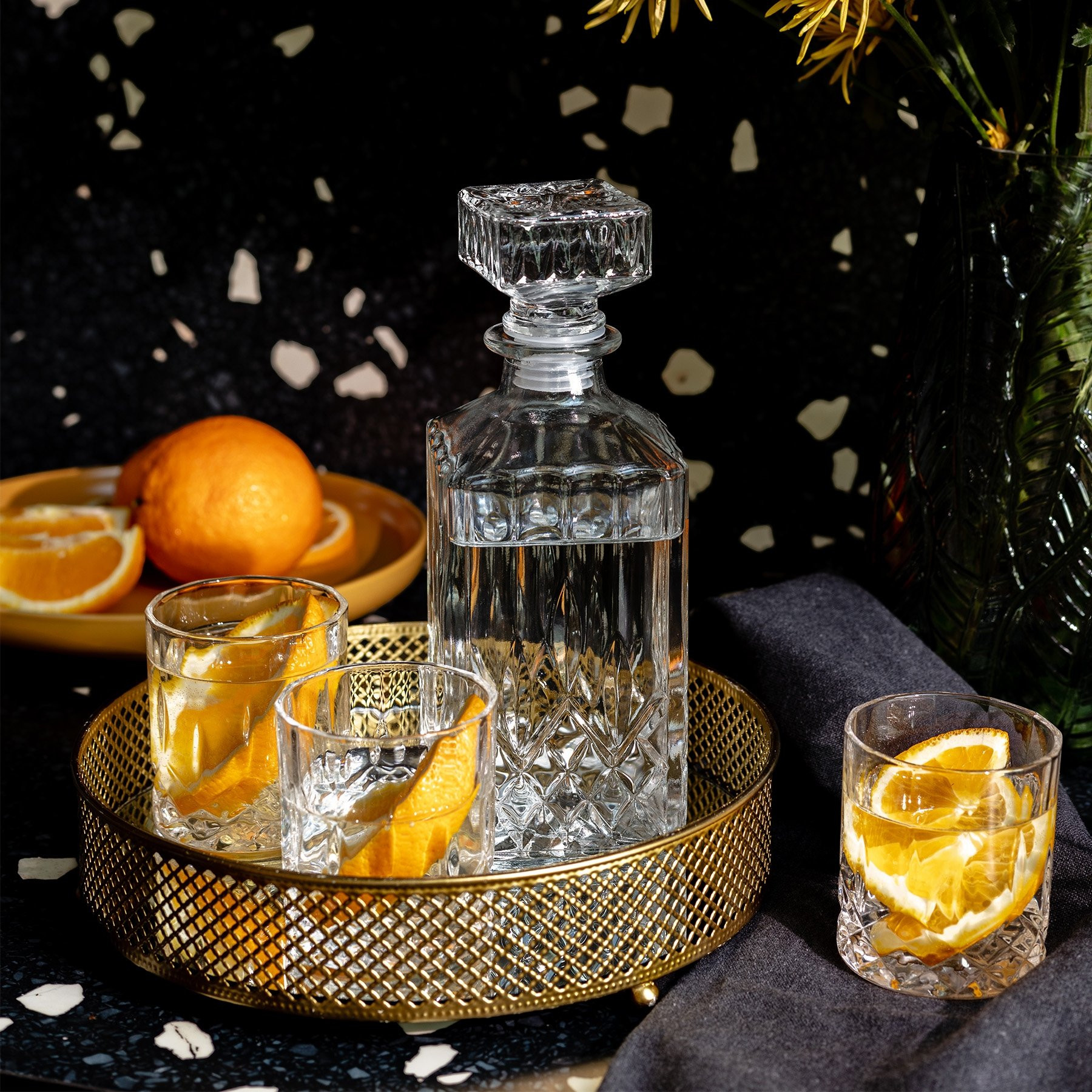 Karafa JAQIN se skleničkami 983010