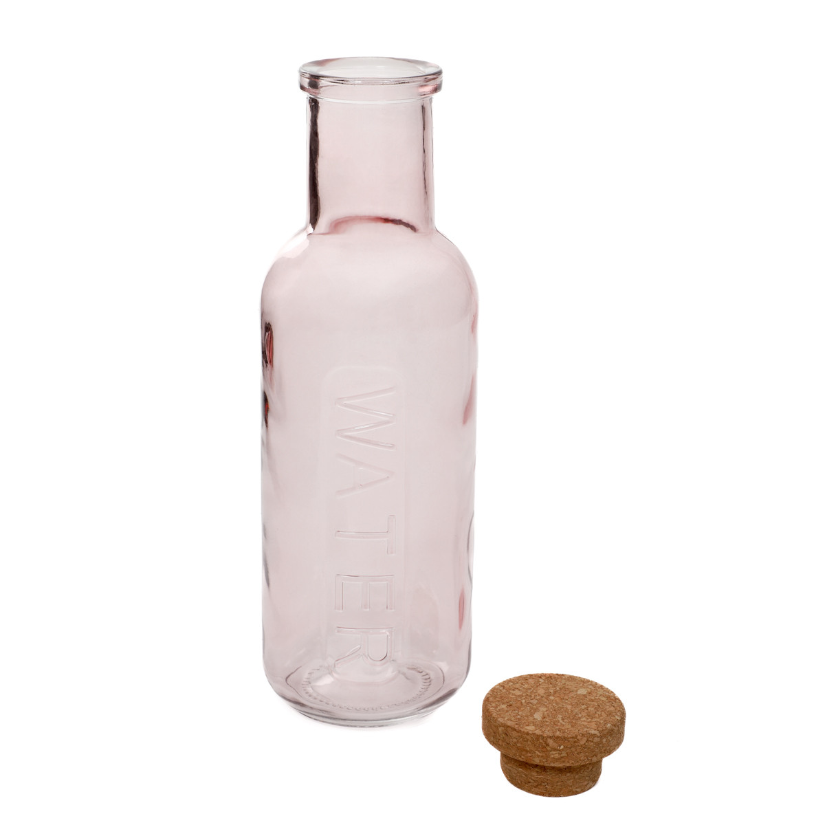 Karafa MAEVE růžová s korkem 891026 1L