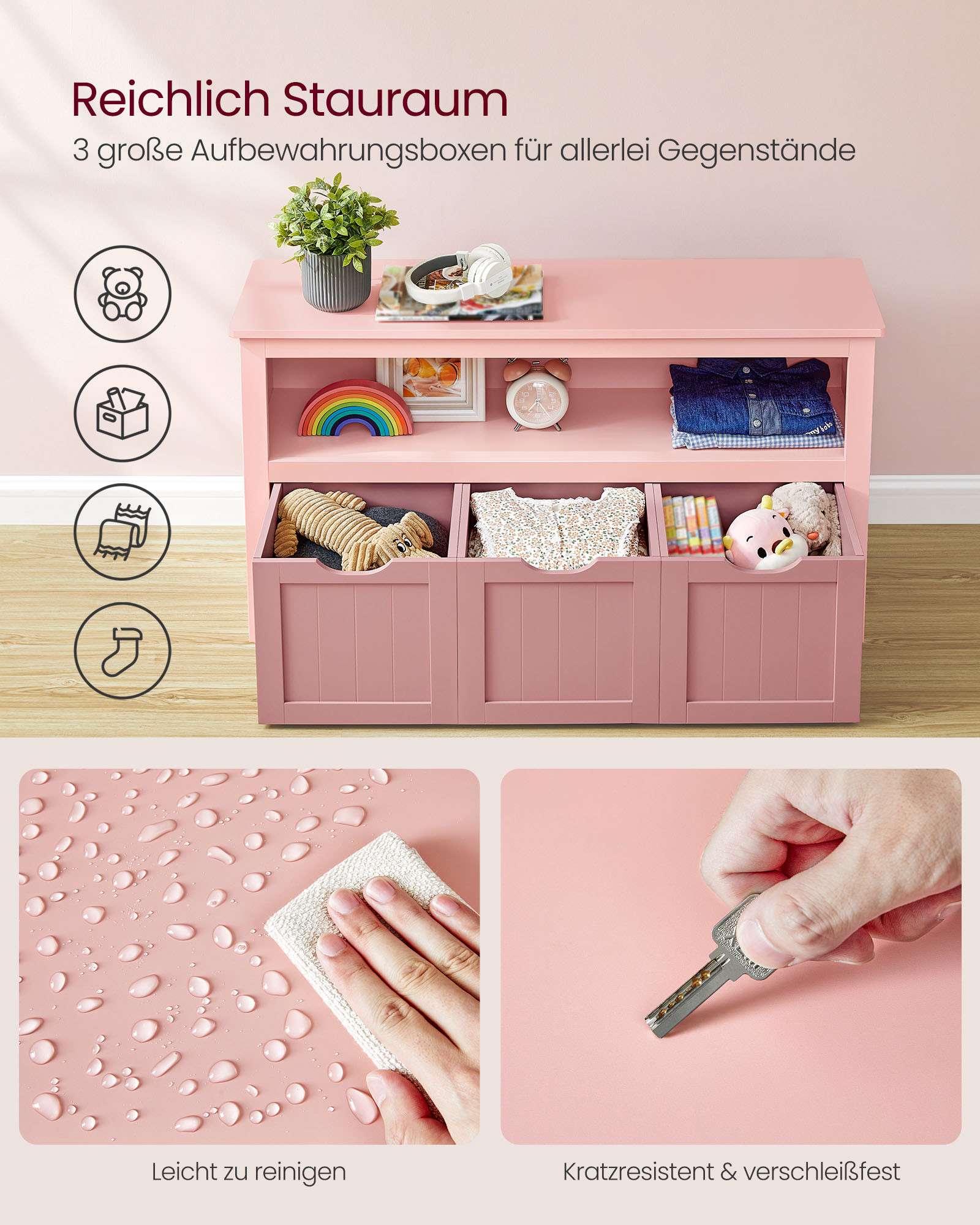 Skříňka na hračky LHS380R02