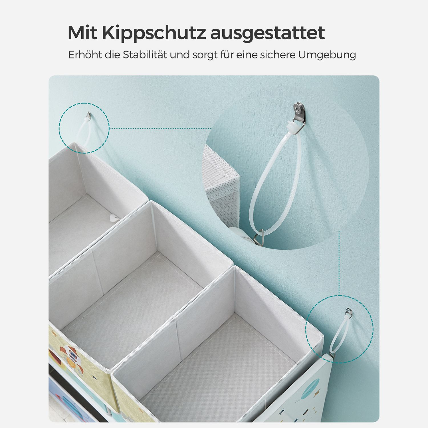 Polička do dětského pokoje GKR034W01