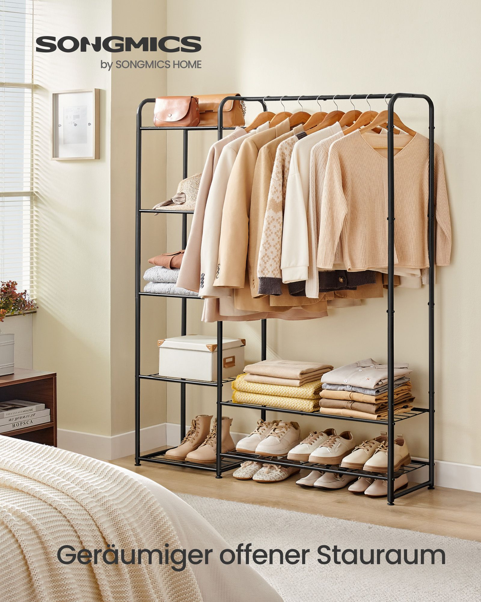 Otvorená šatníková skriňa LGR462B01