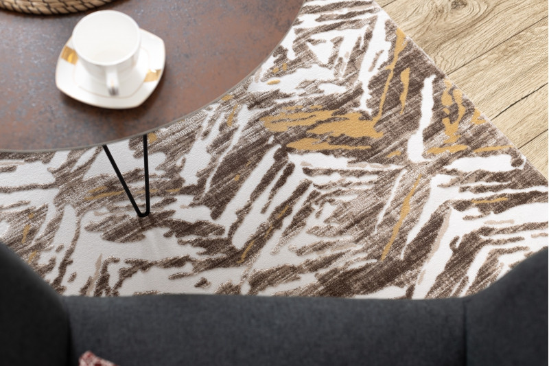 Koberec AKRYL DIZAYN 121 béž / žlutý