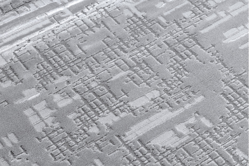 Koberec AKRYL DIZAYN 8840 jasný šedý