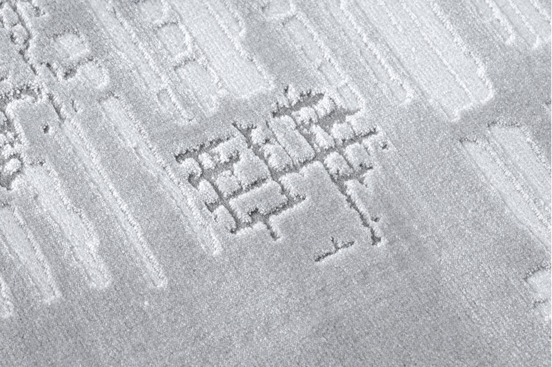 Koberec AKRYL DIZAYN 8840 jasný šedý