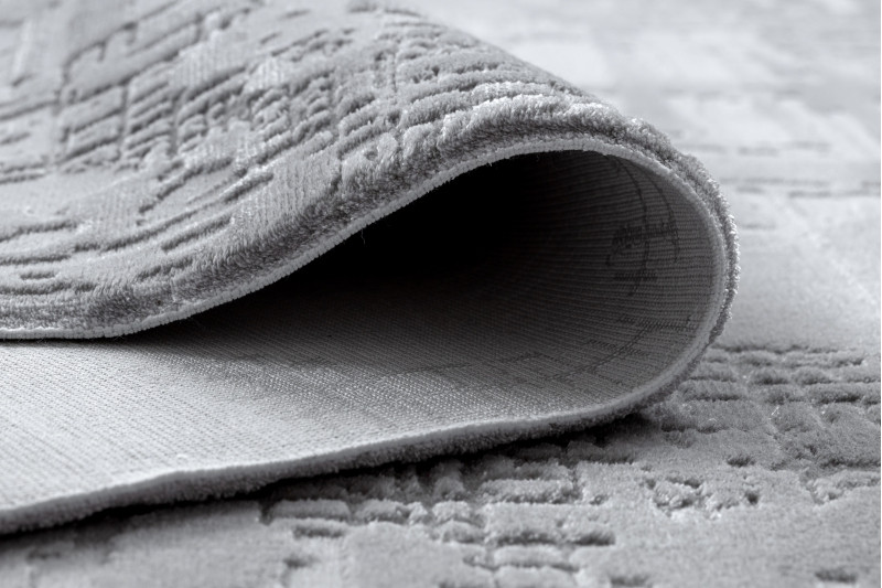 Koberec AKRYL DIZAYN 8840 jasný šedý