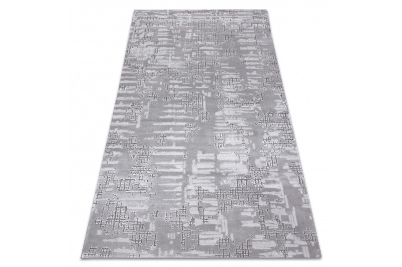Koberec AKRYL DIZAYN 8840 jasný šedý