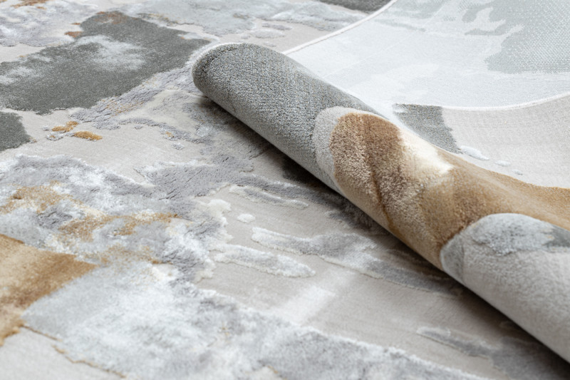 Koberec AKRYL ELITRA 6215 Abstrakce šedý / žlutý