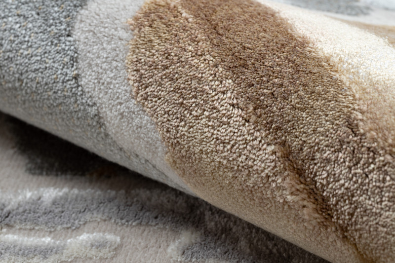 Koberec AKRYL ELITRA 6215 Abstrakce šedý / žlutý