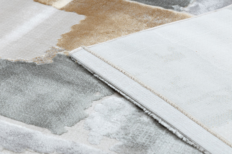 Koberec AKRYL ELITRA 6215 Abstrakce šedý / žlutý