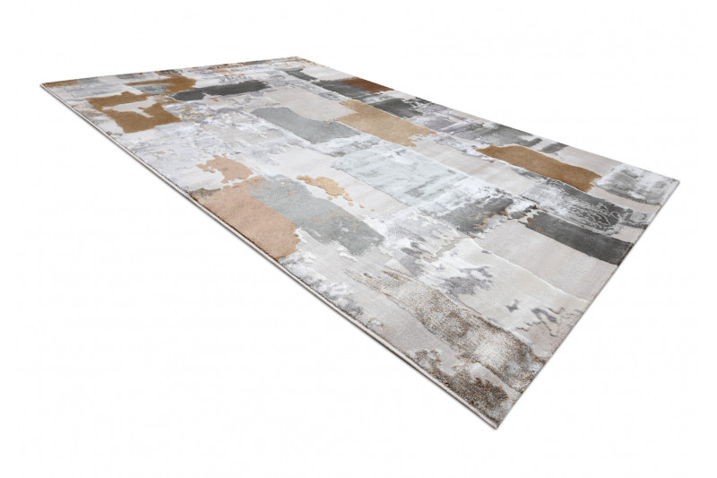 Koberec AKRYL ELITRA 6215 Abstrakce šedý / žlutý