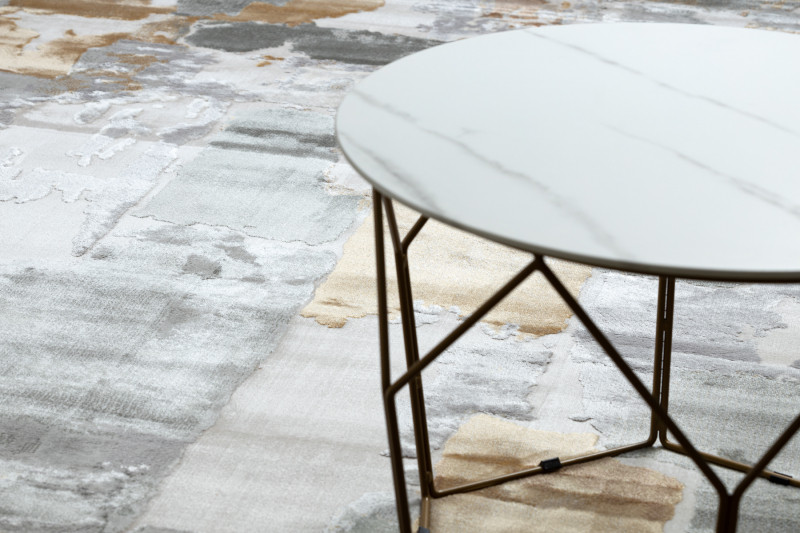 Koberec AKRYL ELITRA 6215 Abstrakce šedý / žlutý