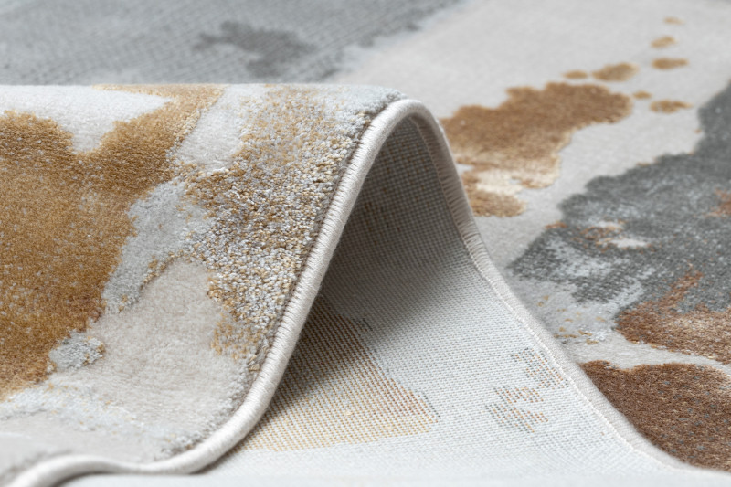 Koberec AKRYL ELITRA 6215 Abstrakce šedý / žlutý