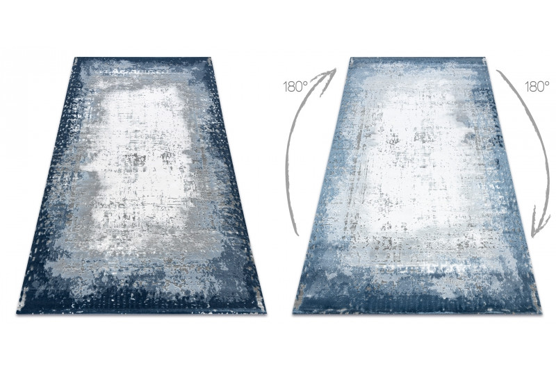 Koberec AKRYL VALS 0A034A C53 46 slonová kost / nebeský