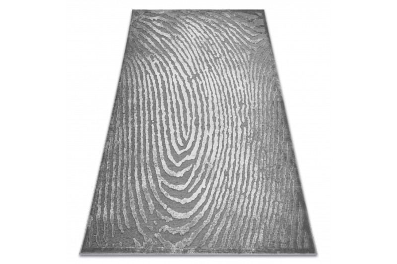 Koberec AKRYL YAZZ W8540 OTISK PALCE šedý