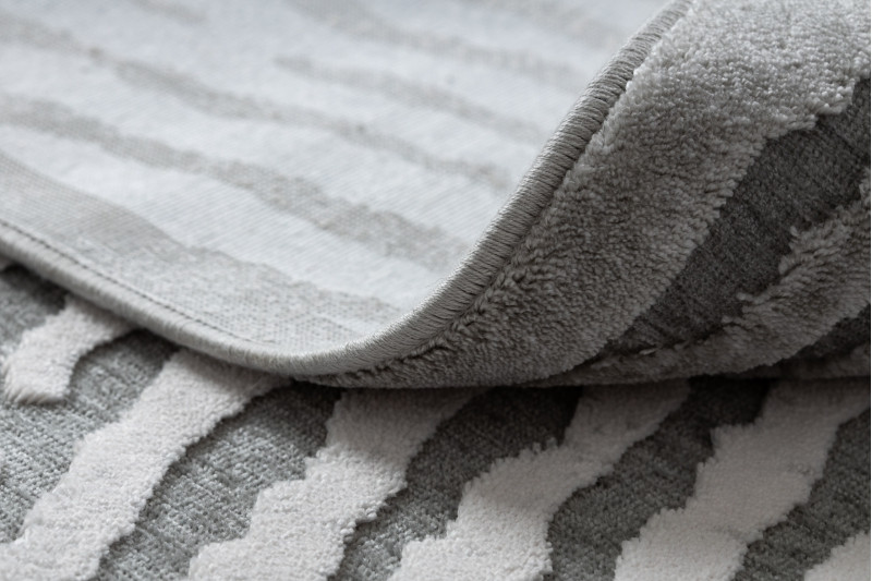 Koberec AKRYL YAZZ W8540 OTISK PALCE šedý