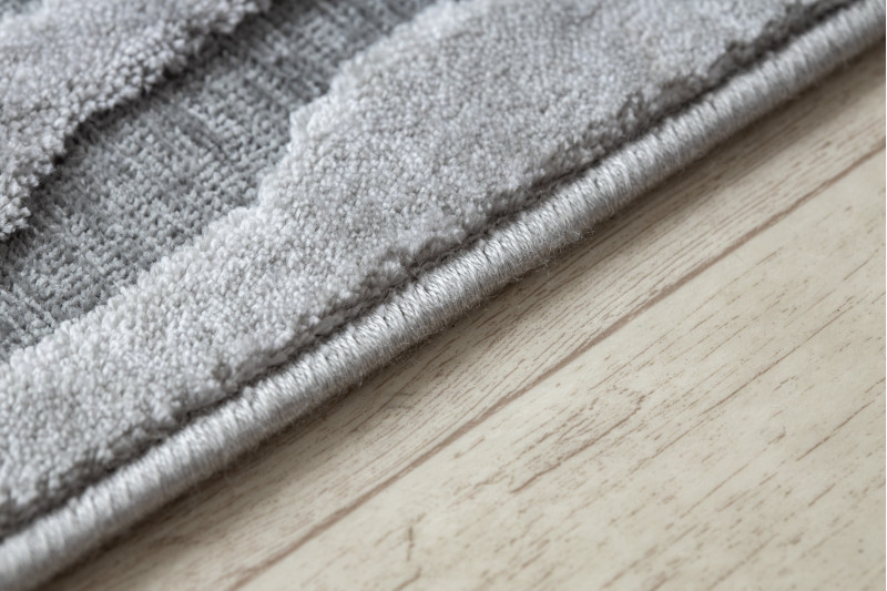 Koberec AKRYL YAZZ W8540 OTISK PALCE šedý