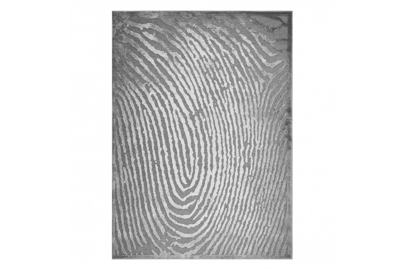 Koberec AKRYL YAZZ W8540 OTISK PALCE šedý