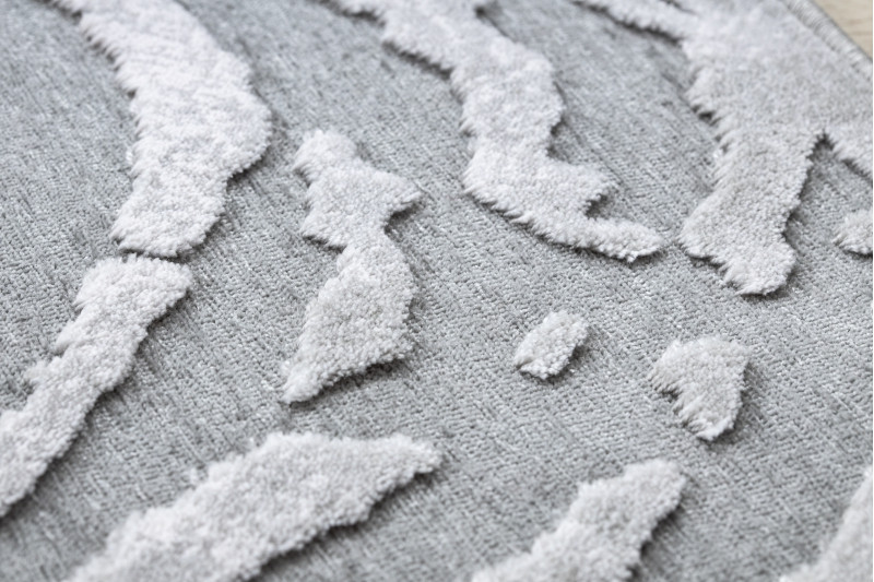 Koberec AKRYL YAZZ W8540 OTISK PALCE šedý