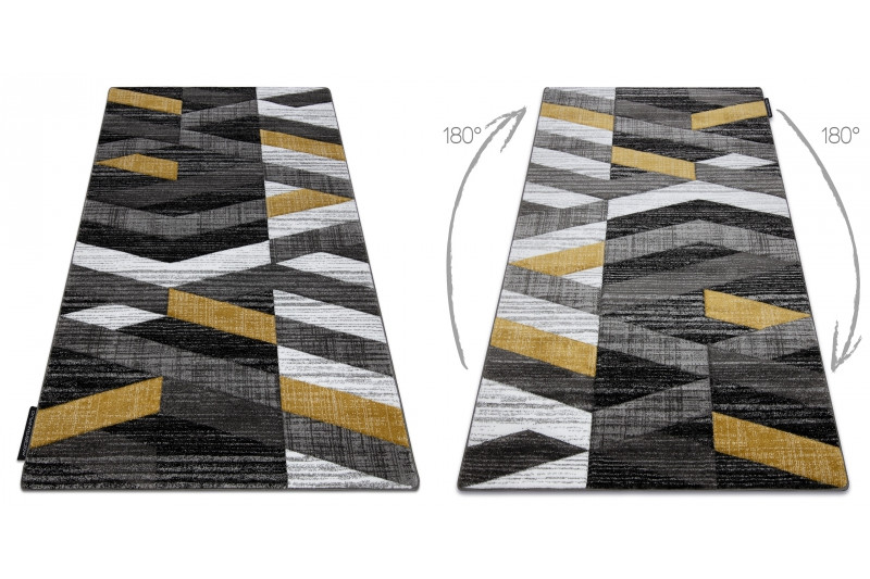 Koberec ALTER Bax Pásy zlatý