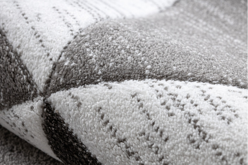 Koberec ALTER Rino Trojúhelníky šedý