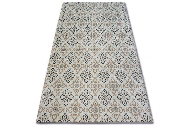 Koberec ARGENT - W4949 květiny Krem
