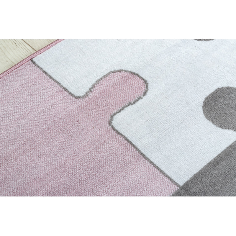Koberec BCF ANNA Puzzle 3106 růžový