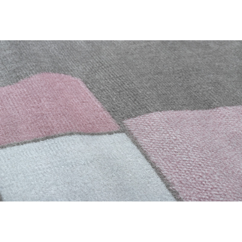 Koberec BCF ANNA Puzzle 3106 růžový