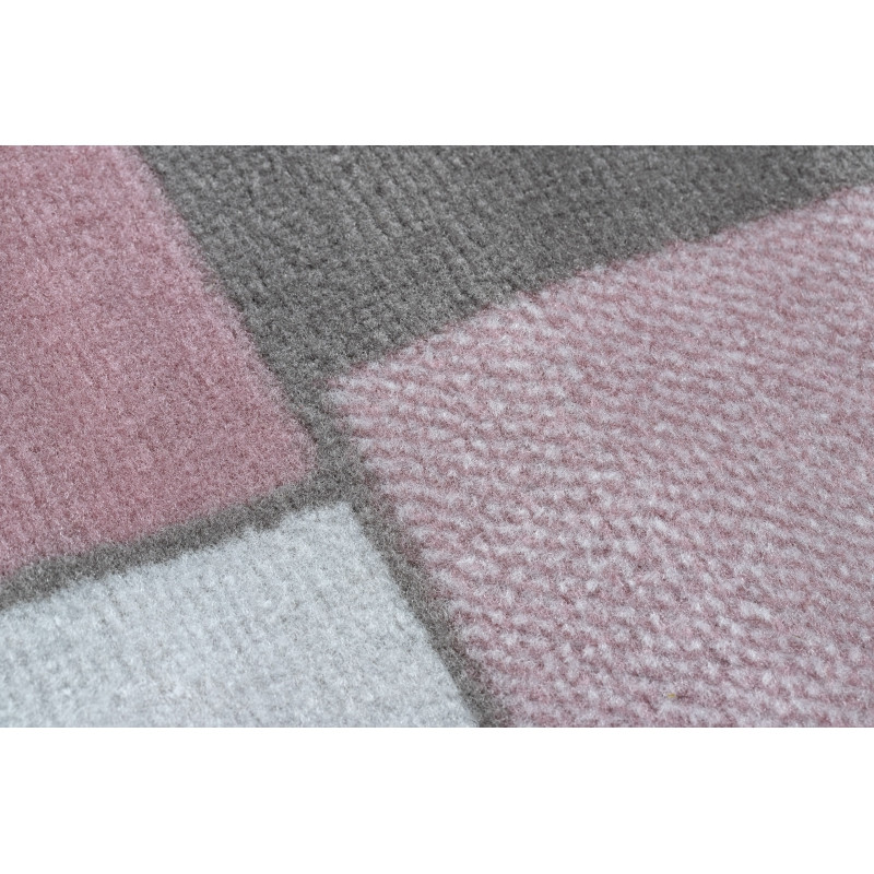 Koberec BCF ANNA Puzzle 3106 růžový