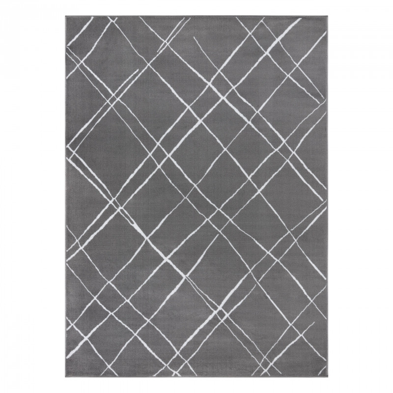 Koberec BCF ANNA Strokes 2967 Kratka tmavě šedý