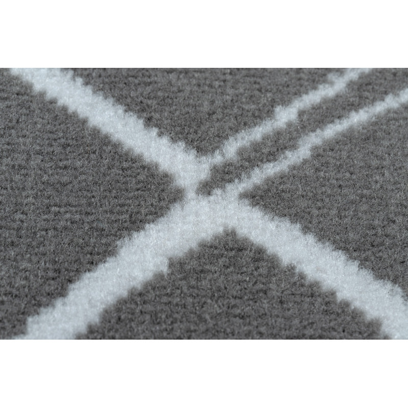 Koberec BCF ANNA Strokes 2967 Kratka tmavě šedý