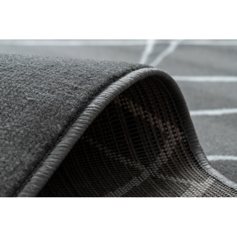 Koberec BCF ANNA Strokes 2967 Kratka tmavě šedý