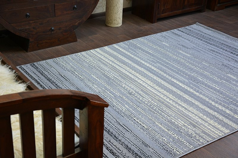 Koberec BCF BASE TIDE 3870 PASKI šedý/krém