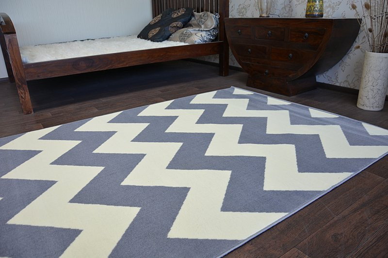 Koberec BCF BASE ZICK 3963 ZYGZAK šedý