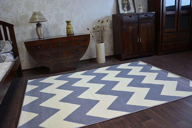 Koberec BCF BASE ZICK 3963 ZYGZAK šedý