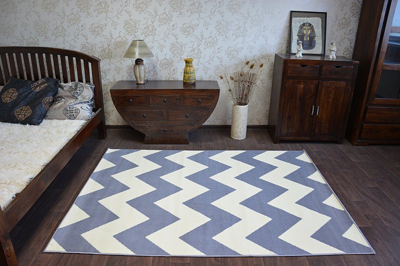 Koberec BCF BASE ZICK 3963 ZYGZAK šedý