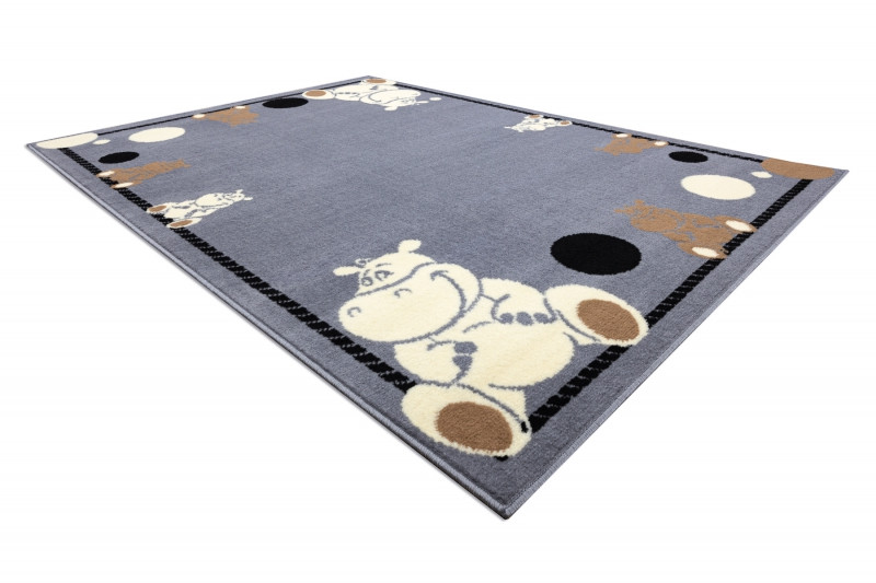 Koberec BCF FLASH Hippo 3993 - šedý