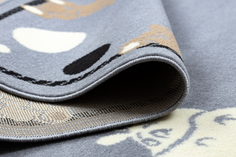 Koberec BCF FLASH Hippo 3993 - šedý