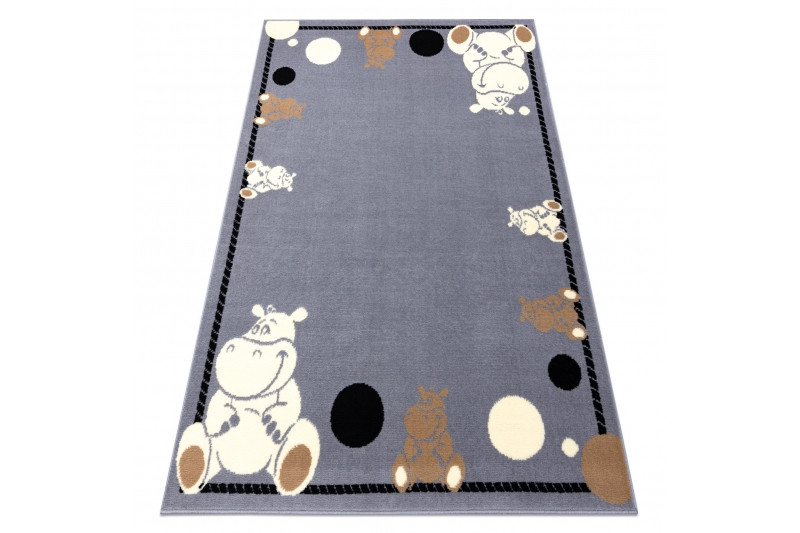 Koberec BCF FLASH Hippo 3993 - šedý