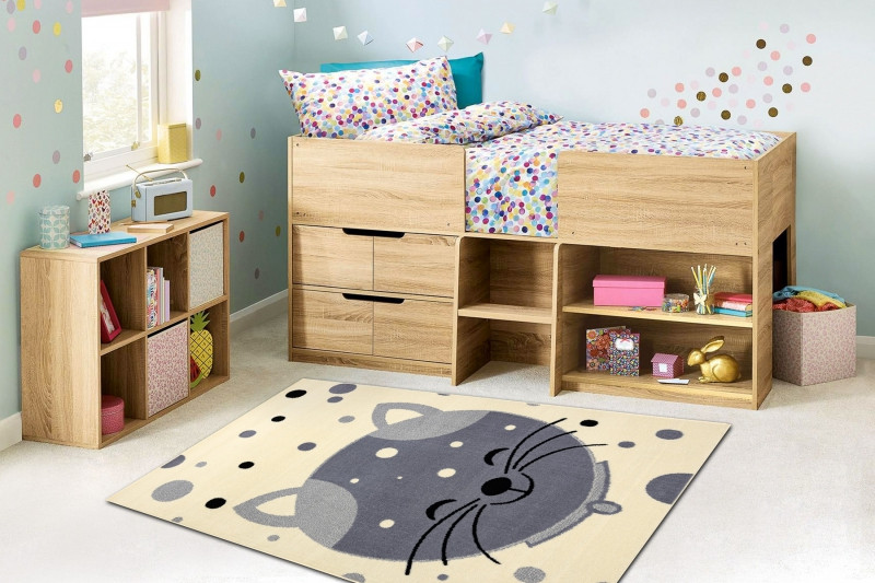 Koberec BCF FLASH Kitten 3998 - krém / šedý