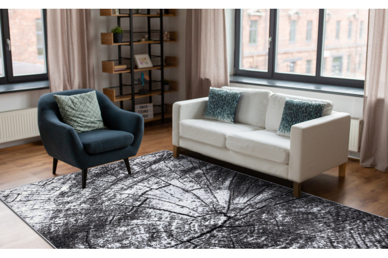 Koberec BCF Morad Pařez dřevo šedý