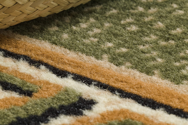 Koberec BCF Morad TRIO Lístie olivový