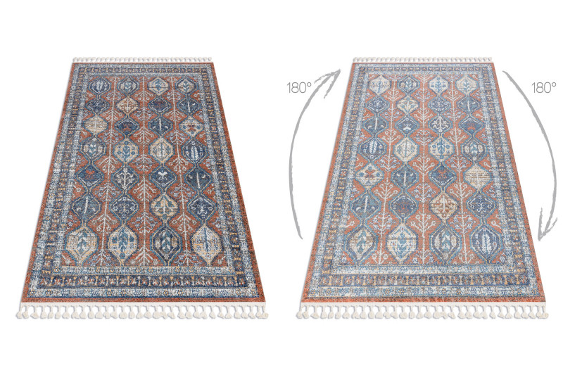 Koberec BELLE BG60A hnědý / růžový Fredzle