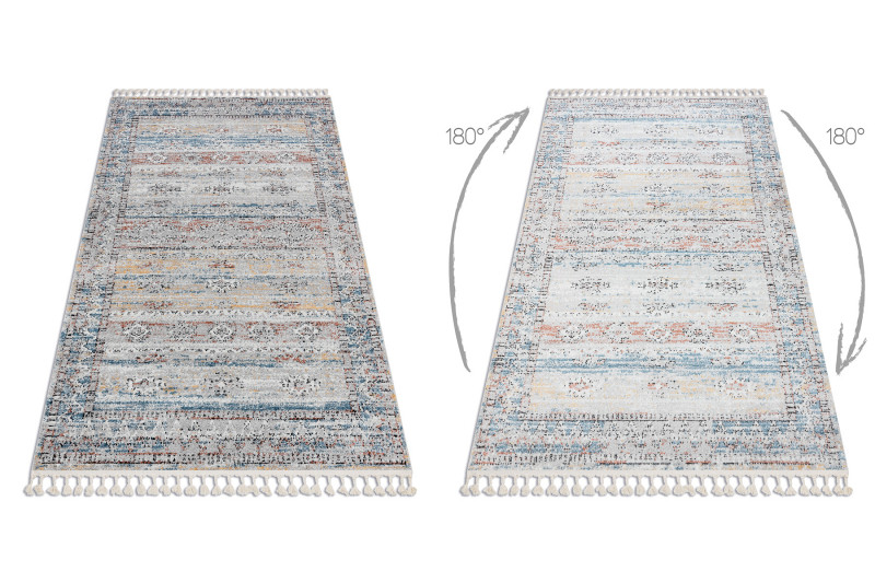 Koberec BELLE BN25A béžový / modrý fredzle