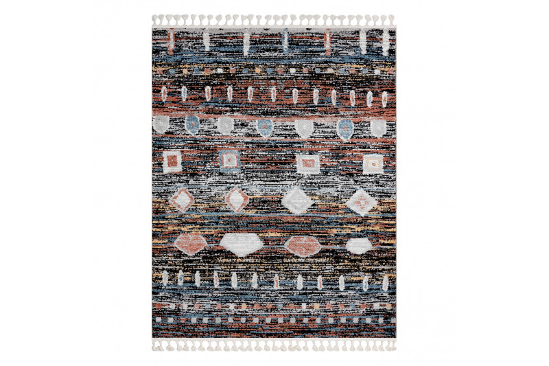 Koberec BELLE BR36A černý / růžový Fredzle