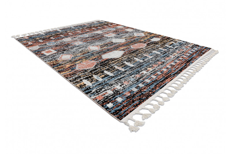 Koberec BELLE BR36A černý / růžový Fredzle