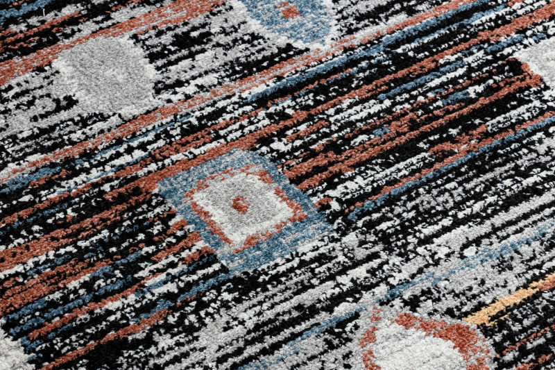 Koberec BELLE BR36A černý / růžový Fredzle