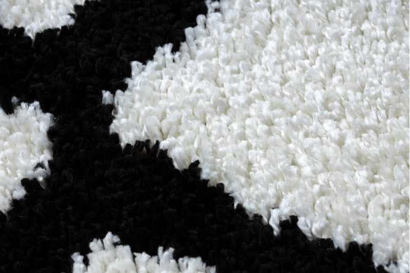 Koberec BERBER CROSS bílý Fredzle berber marokánský