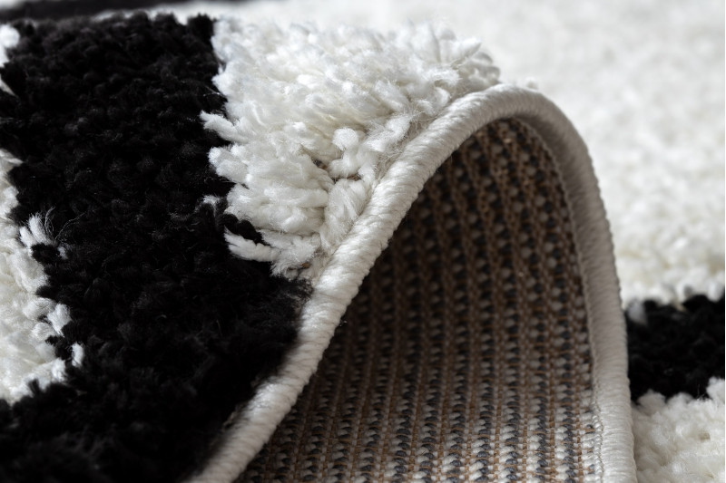 Koberec BERBER CROSS bílý Fredzle berber marokánský