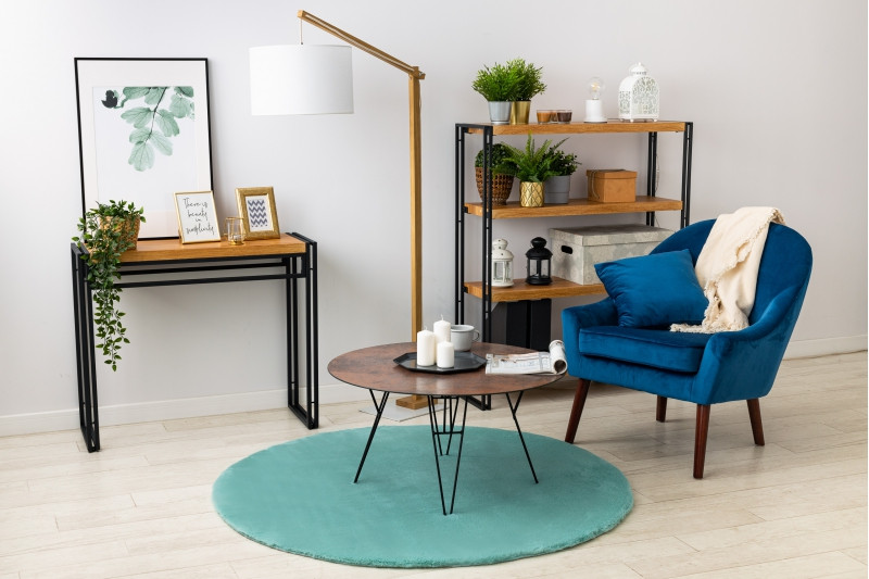 Koberec BUNNY KRUH aqua nebeský